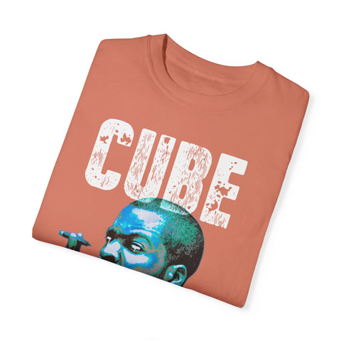 Vintage Cube Unisex Garment-Dyed T-Shirt | Retro Hip Hop Tee
