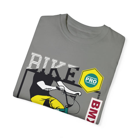 BMX Pro Unisex Garment-Dyed T-shirt - Perfect for Cycling Enthusiasts
