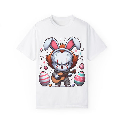 Easter Bunny Rock Star T-Shirt - Unisex Garment-Dyed Tee