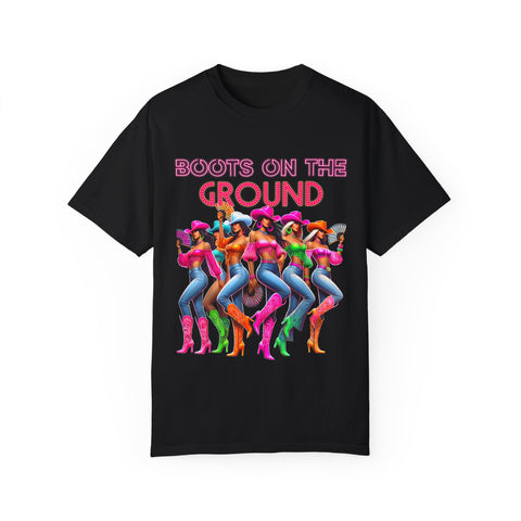 Boots on the Ground Unisex T-Shirt - Fun & Vibrant Graphic Tee for Fashion Lovers
