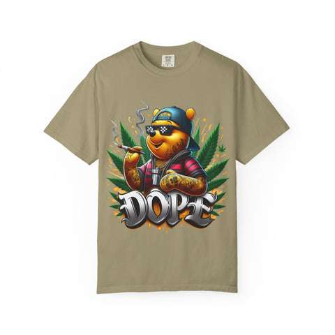Cool Cannabis Bear Unisex T-Shirt - 'DOPE' Design