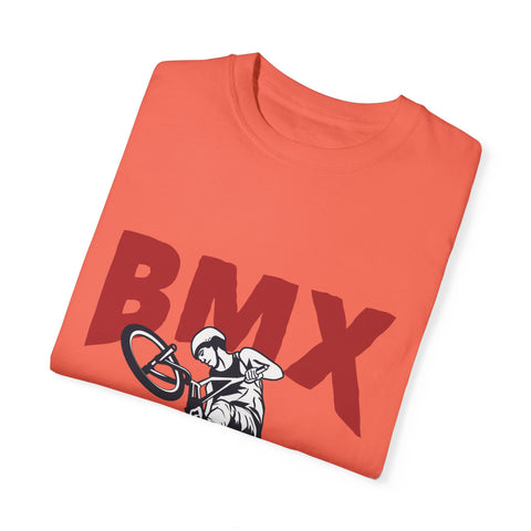 BMX Unisex Garment-Dyed T-Shirt - "When in Doubt Pedal It Out"