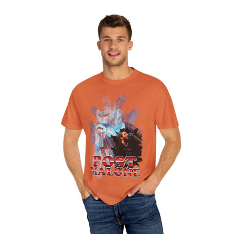 Post Malone Unisex Garment-Dyed T-Shirt - Trendy Music Apparel