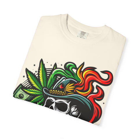 Skull & Smoke T-Shirt | Cool Unisex Graphic Tee for Music Lovers, Festival Wear, Street Style, Gift Idea, Vibrant Design