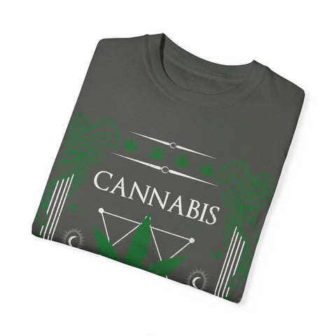 Cannabis 420 Unisex Garment-Dyed T-Shirt - Retro Style для Celebrations