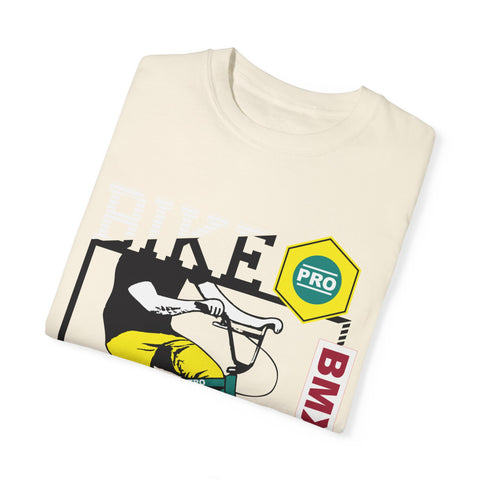 BMX Pro Unisex Garment-Dyed T-shirt - Perfect for Cycling Enthusiasts