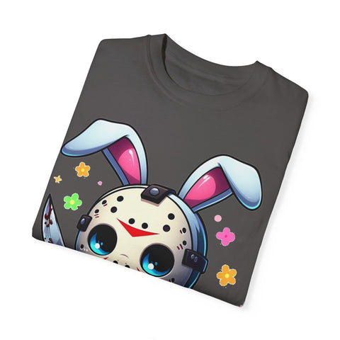 Cute Bunny Horror Unisex T-Shirt - Perfect for Easter Celebrations