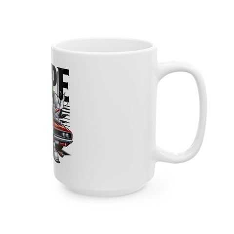 Dope Cartoon Character Ceramic Mug - Perfect Gift for Gamers & Animation Fans
