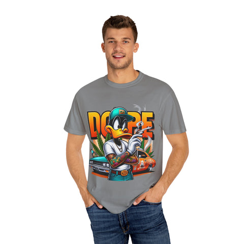 Dope Duck Graphic Unisex T-Shirt – Cool Casual Wear for Car Lovers & Street Style Enthusiasts