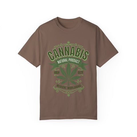 Unisex Cannabis T-Shirt - Natural Product Design