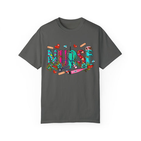 Colorful Nurse Graphic Unisex T-shirt - Perfect Gift for Healthcare Heroes