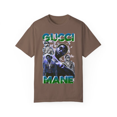 Unisex Garment-Dyed T-shirt - Gucci Mane Graphic Tee
