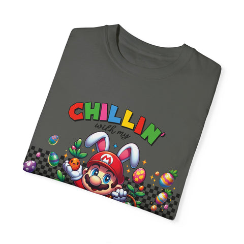 Chillin' with My Peeps Unisex T-Shirt - Fun & Colorful Graphic Tee for Easter Celebrations
