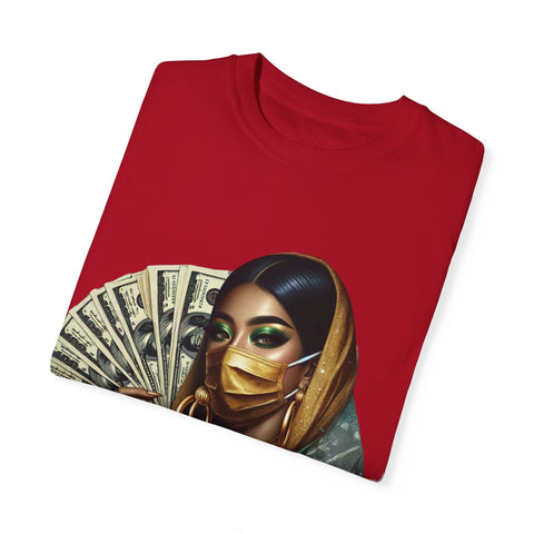 Stylish Woman with Money Graphic Unisex T-Shirt - Trendy Fashion Tee for Everyday Wear