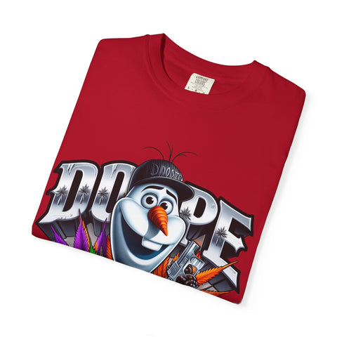 Dope Olaf Graphic T-Shirt for Disney Fans