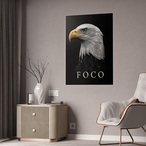 Eagle Focus Gloss Poster - Inspirational Wall Art for Home and Office