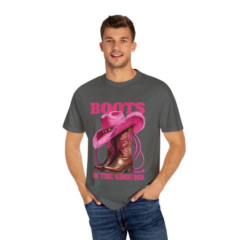Bohemian Style Unisex T-Shirt - "Boots on the Ground"