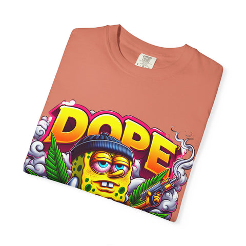 Retro Dope SpongeBob T-Shirt | Unisex Garment-Dyed Tee for Fun Vibes
