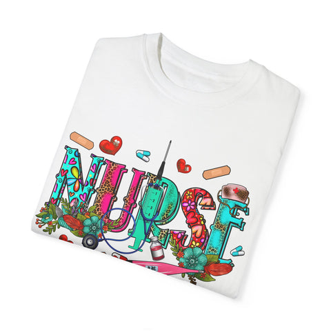 Colorful Nurse Graphic Unisex T-shirt - Perfect Gift for Healthcare Heroes