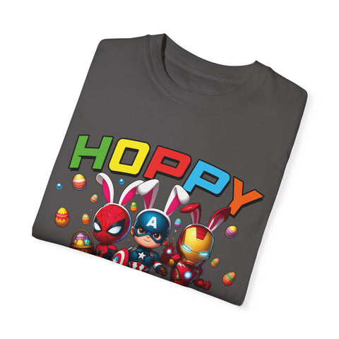 Hoppy Easter Unisex T-Shirt - Colorful Superhero Design