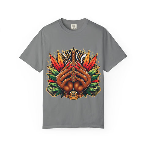 Bohemian Hand-Drawn T-Shirt for Nature Lovers