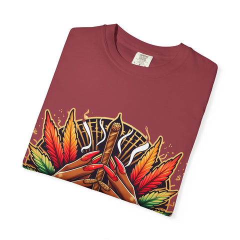 Bohemian Hand-Drawn T-Shirt for Nature Lovers