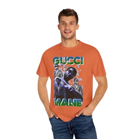 Unisex Garment-Dyed T-shirt - Gucci Mane Graphic Tee