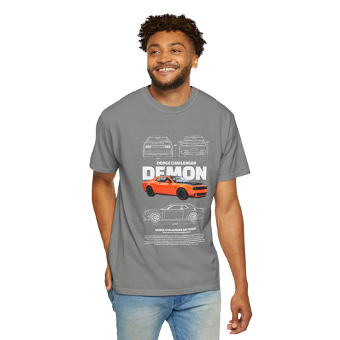 Dodge Challenger Demon T-Shirt - Unisex Vintage Car Tee
