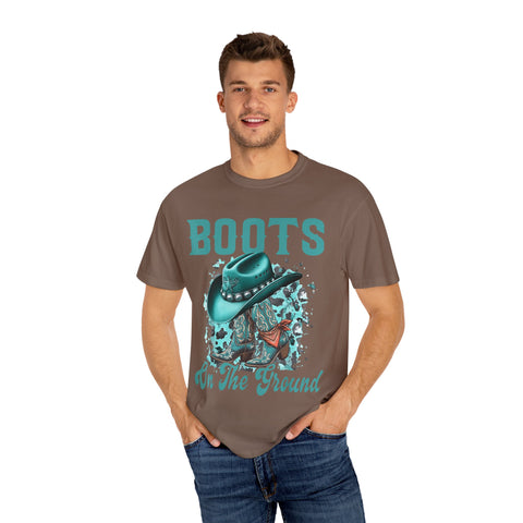 Cowboy Boots Graphic T-Shirt for Western Fashion Lovers