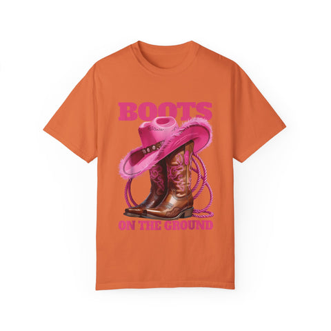 Bohemian Style Unisex T-Shirt - "Boots on the Ground"