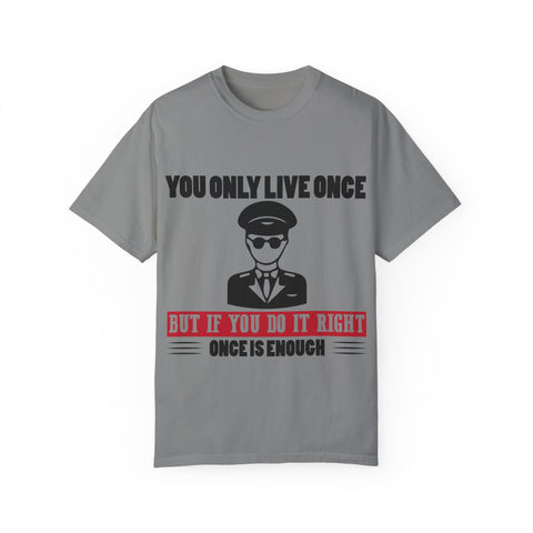 You Only Live Once Graphic Tee for Adventurers