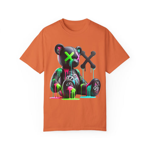 Graffiti Bear Unisex Garment-Dyed T-Shirt