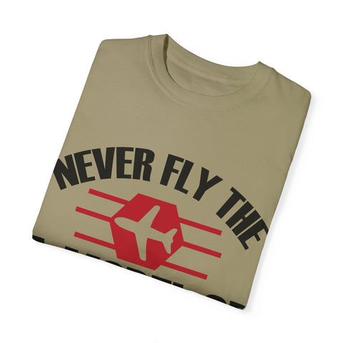 Unisex Airplane Graphic T-Shirt - 'Never Fly the A Model of Anything'