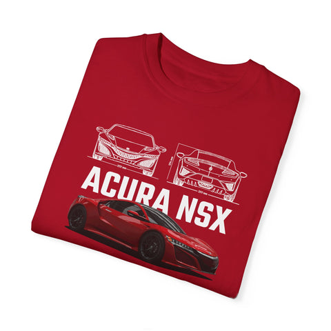 Acura NSX Unisex Garment-Dyed T-Shirt – Car Enthusiast Apparel for Auto Lovers