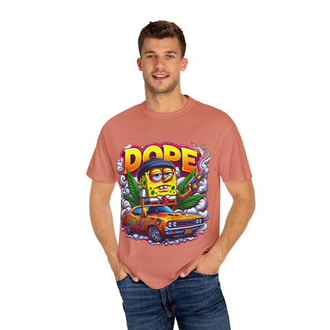 Retro Dope SpongeBob T-Shirt | Unisex Garment-Dyed Tee for Fun Vibes