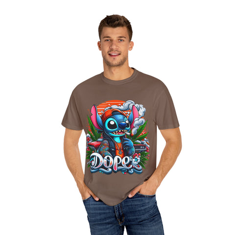 Dope Stitch Unisex Garment-Dyed T-Shirt | Vibrant Graphic Tee for Casual Style