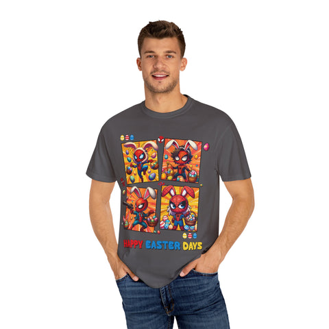 Kids' Easter Spider Bunny T-Shirt - Fun and Colorful Design
