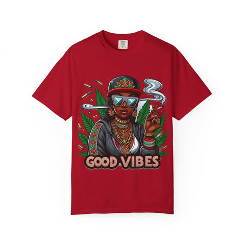 Good Vibes Unisex Garment-Dyed T-Shirt