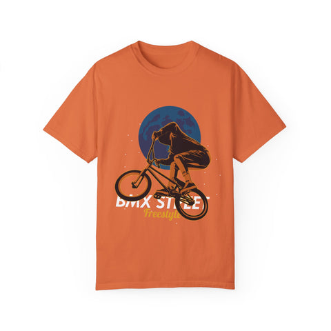 BMX Style Freestyle Unisex Garment-Dyed T-Shirt