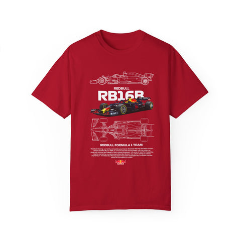 Red Bull Formula 1 RB16B Unisex T-Shirt - Garment-Dyed Racing Tee