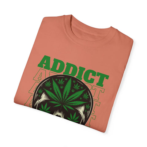 Addict Skull Graphic T-Shirt - Conquer Your High