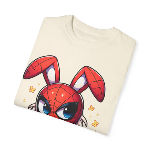 Easter Bunny Superhero T-Shirt - Unisex Garment-Dyed Tee