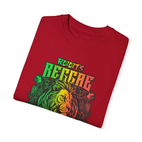 Unisex Garment-Dyed Reggae T-Shirt - Feel the Rhythm Graphic Tee for Music Lovers