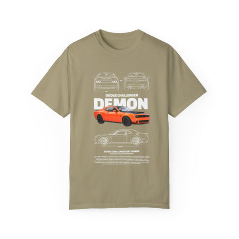 Dodge Challenger Demon T-Shirt - Unisex Vintage Car Tee