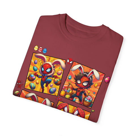 Kids' Easter Spider Bunny T-Shirt - Fun and Colorful Design