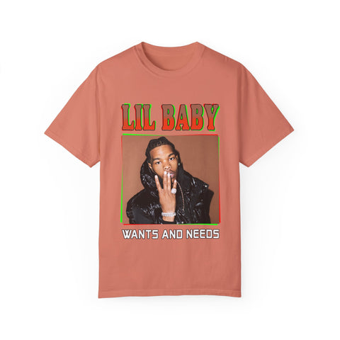 Unisex Lil Baby Graphic T-Shirt - Wants and Needs Collection