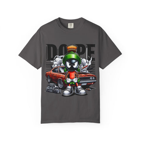 Cool Cartoon Car T-Shirt - Dope Marvin the Martian Design