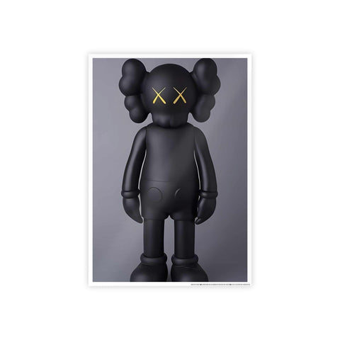 Contemporary Gloss Poster - Black Character Art for Modern Decor