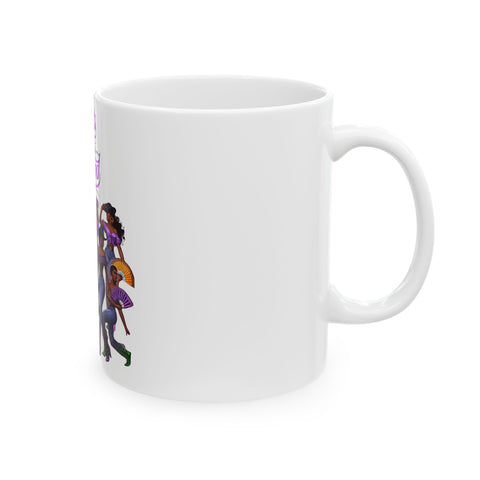 Empowered Women Ceramic Mug - Stylish 11oz & 15oz Coffee Cup