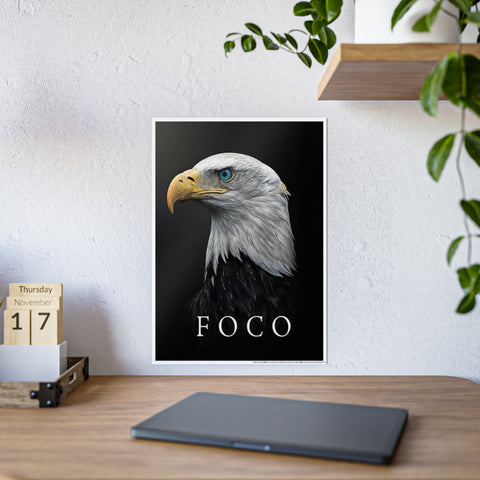 Eagle Focus Gloss Poster - Inspirational Wall Art for Home and Office